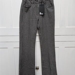 The Kooples Black and White Gingham Pants